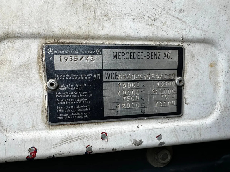 Самосвал, Автоманипулятор Mercedes-Benz SK 1935 V8 4X2 Tipper Spring/Spring AMCO V825 9T Crane: фото 13