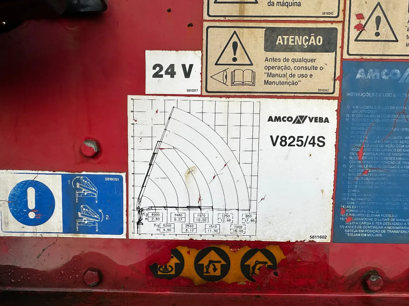 Самосвал, Автоманипулятор Mercedes-Benz SK 1935 V8 4X2 Tipper Spring/Spring AMCO V825 9T Crane: фото 14