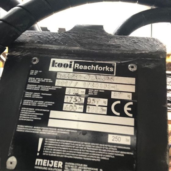 Kooi Reach forks - Вилы для Погрузочно-разгрузочной техники: фото 1 Kooi Reach forks - Вилы для Погрузочно-разгрузочной техники: фото 1