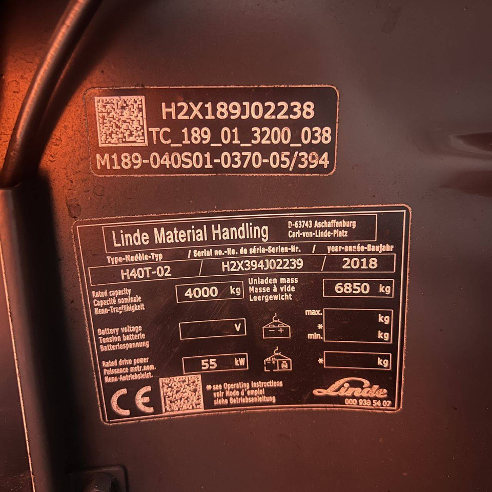 Linde H40T-02 (394) EVO в лизинг Linde H40T-02 (394) EVO: фото 19