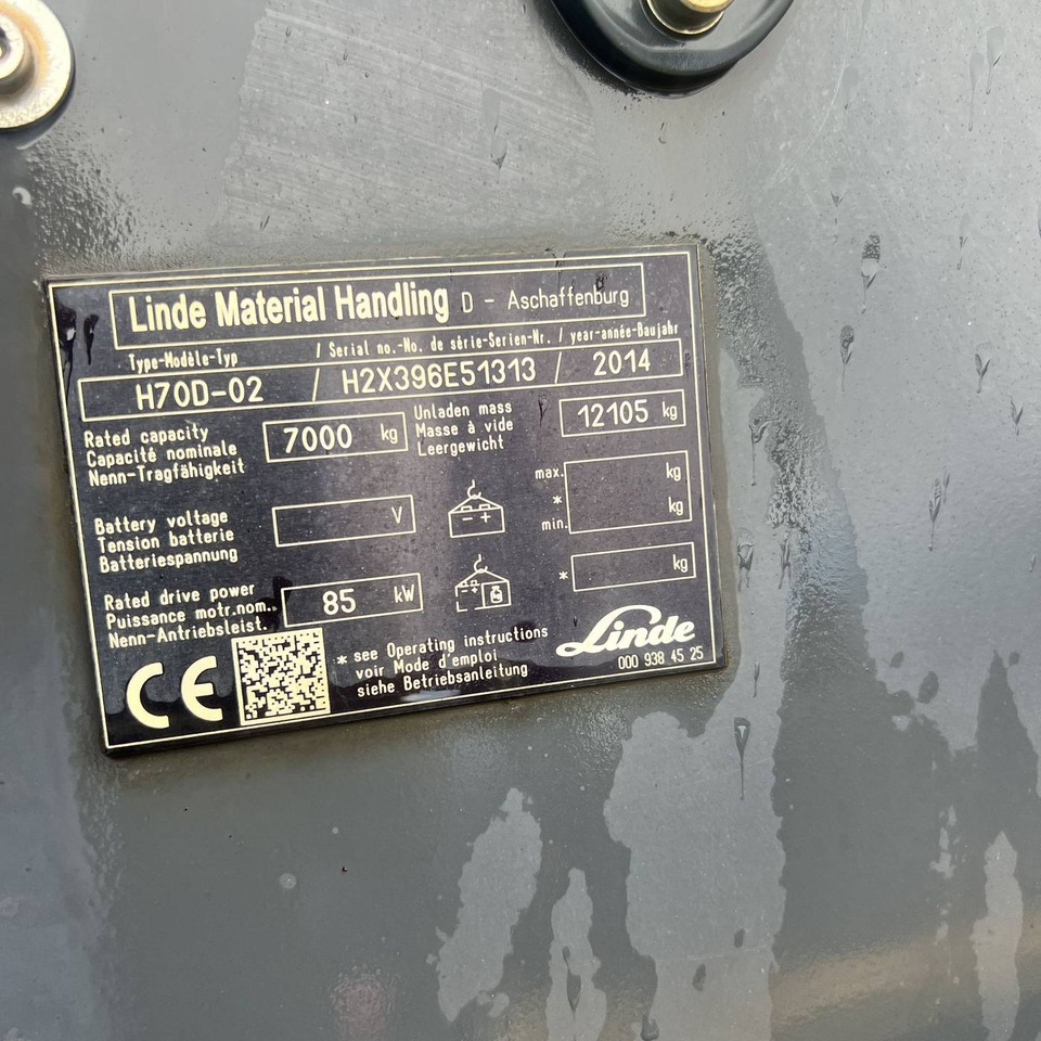 Linde H70D (396) - Дизельный погрузчик: фото 5 Linde H70D (396) - Дизельный погрузчик: фото 5