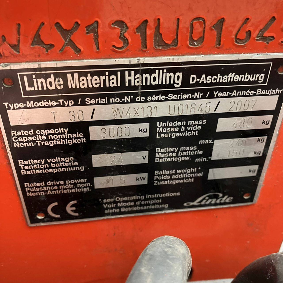 Тележка Linde T30AP (131): фото 17
