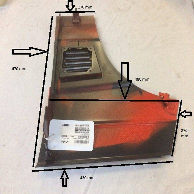 Side panel right for Linde - Кузов и экстерьер для Погрузочно-разгрузочной техники: фото 3 Side panel right for Linde - Кузов и экстерьер для Погрузочно-разгрузочной техники: фото 3