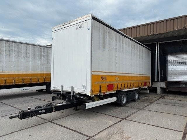 Krone 2 x WB 7,82 Jumbo, Hubdach, Edscha + Anh. Tandem - Прицеп-контейнеровоз/ Сменный кузов: фото 1 Krone 2 x WB 7,82 Jumbo, Hubdach, Edscha + Anh. Tandem - Прицеп-контейнеровоз/ Сменный кузов: фото 1