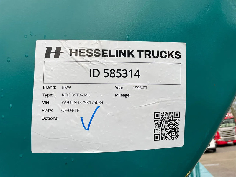 Полуприцеп-цистерна EKW 36m3 RVS Mestoplegger 2x Stuuras VMA Bemonstering Borger pomp: фото 11