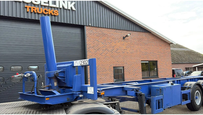 Полуприцеп-контейнеровоз/ Сменный кузов Hendricks 20ft container Kippchassis 24V hydraulic Self support!: фото 9