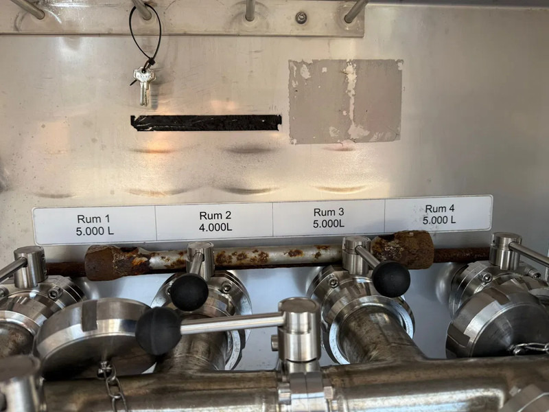 Полуприцеп-цистерна Magyar VM Tarm 19.000L RVS/INOX Melk/Milk/Milch Food 3 Rooms Liftas: фото 8