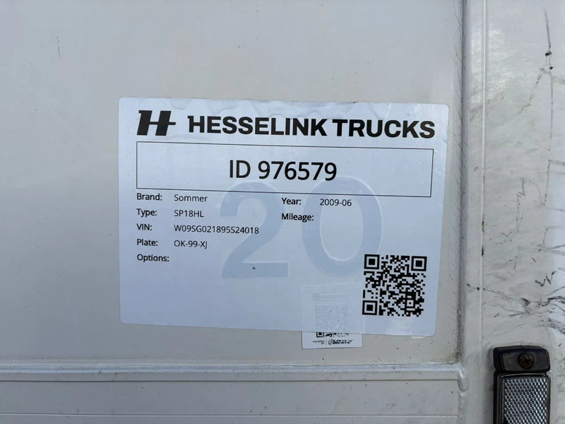 Полуприцеп-фургон Sommer 2AS 12.5M City Stuuras Standkache/Heater 2.000 KG LBW: фото 11 Полуприцеп-фургон Sommer 2AS 12.5M City Stuuras Standkache/Heater 2.000 KG LBW: фото 11