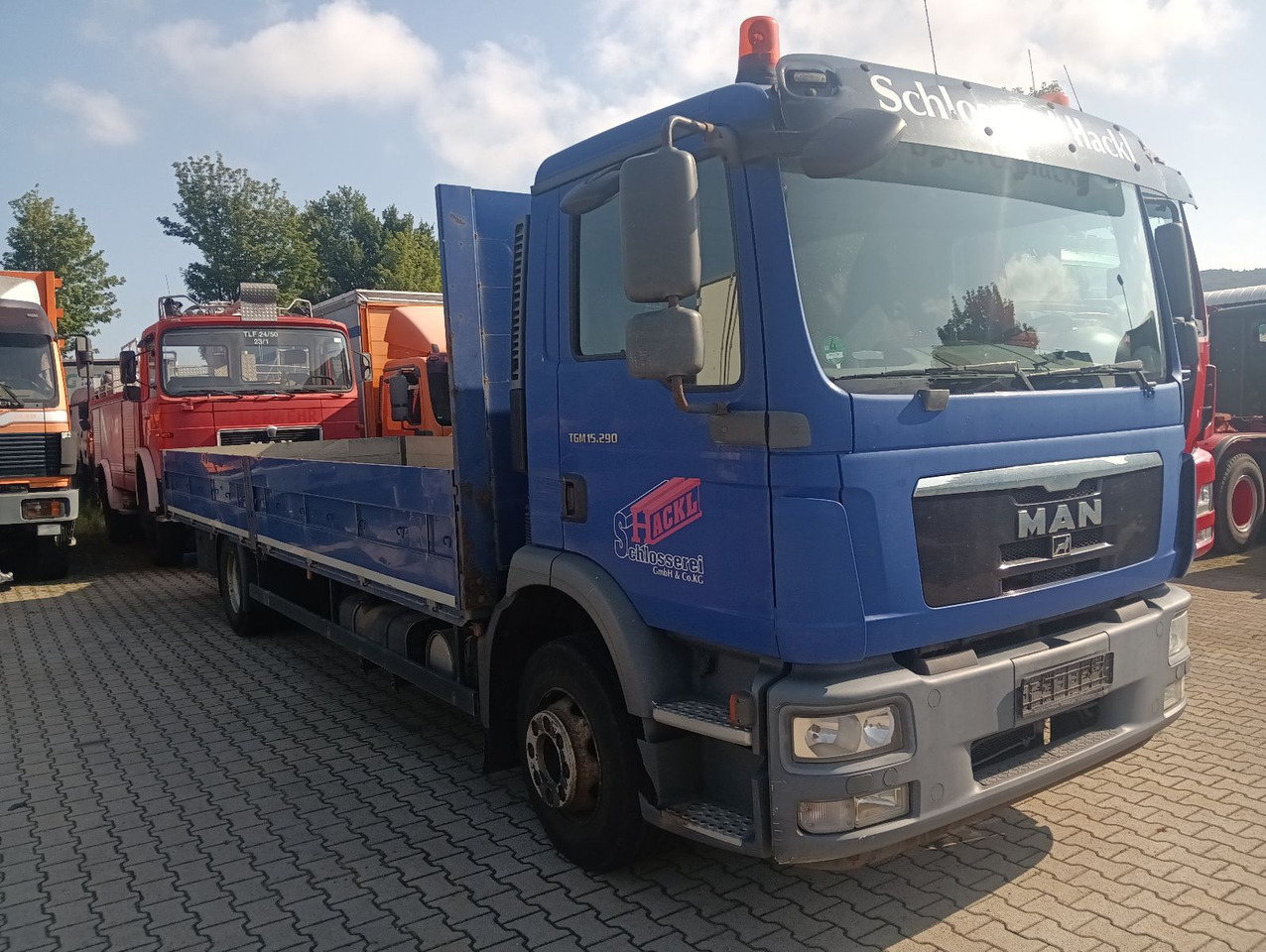 MAN TGM 15:290 4x2BL 8,5t NL 7m Klima 50erAHK Rungen - Грузовик бортовой/ Платформа: фото 1 MAN TGM 15:290 4x2BL 8,5t NL 7m Klima 50erAHK Rungen - Грузовик бортовой/ Платформа: фото 1