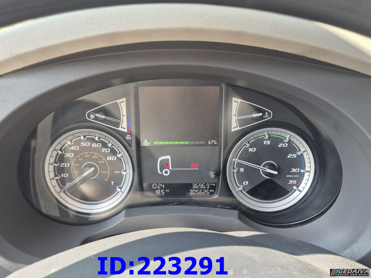 Грузовик с закрытым кузовом DAF LF 180 FA - Euro6: фото 16