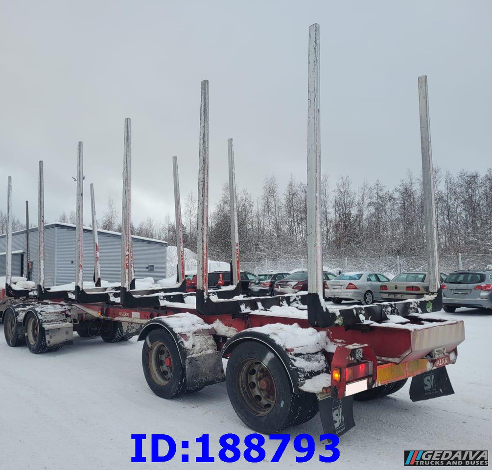 MALKKI RJ4-10200 - 4 Axles - Прицеп лесовоз: фото 3 MALKKI RJ4-10200 - 4 Axles - Прицеп лесовоз: фото 3