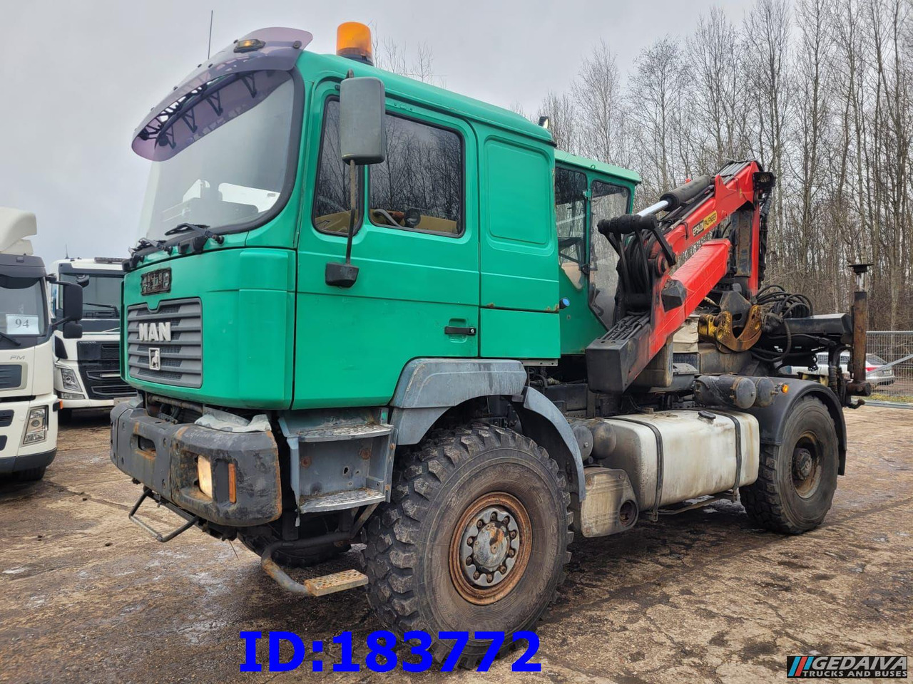 MAN 18.410 4x4 + Epsilon Palfinger SRX39 - Лесовоз, Автоманипулятор: фото 1 MAN 18.410 4x4 + Epsilon Palfinger SRX39 - Лесовоз, Автоманипулятор: фото 1