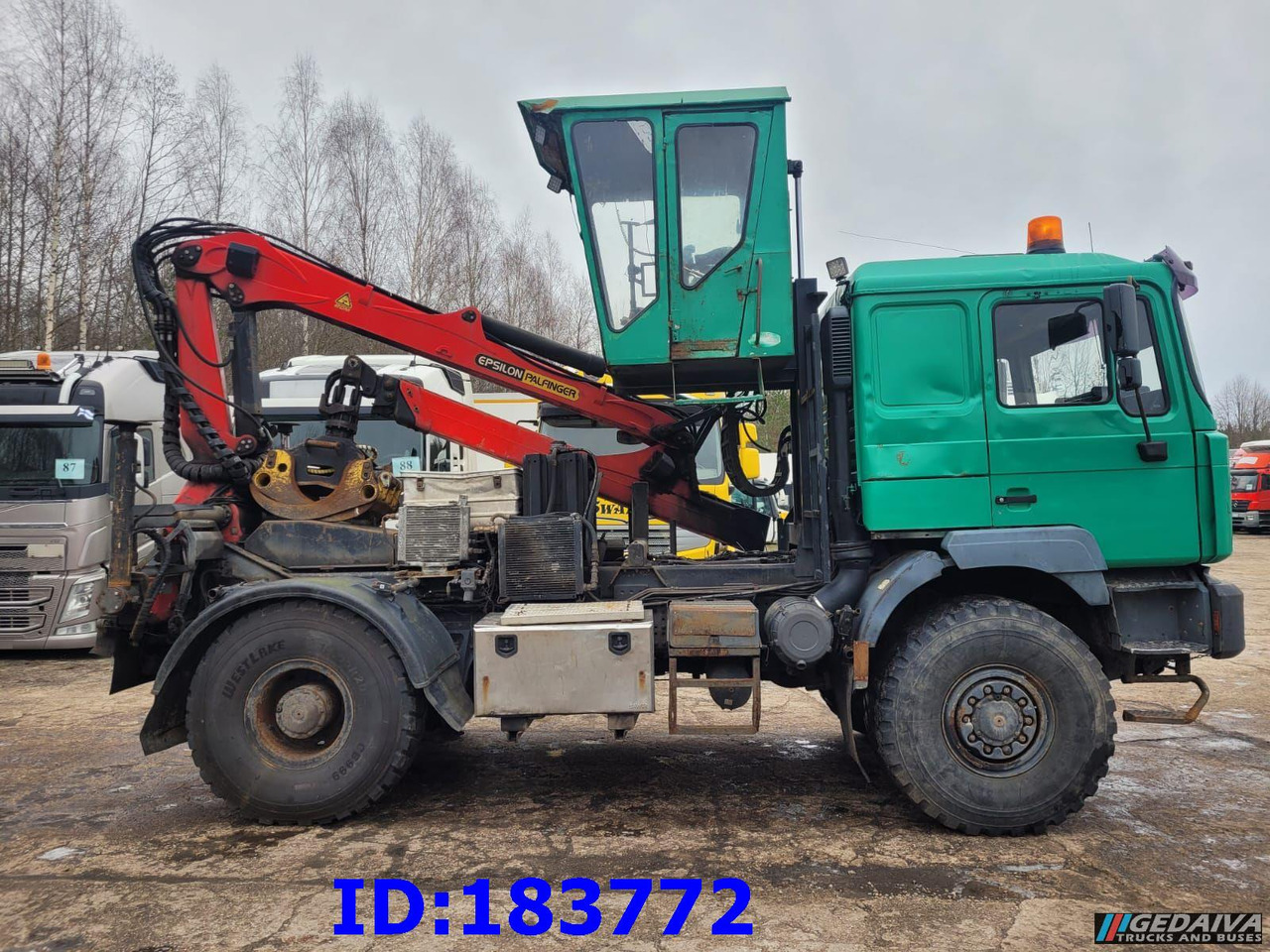 MAN 18.410 4x4 + Epsilon Palfinger SRX39 - Лесовоз, Автоманипулятор: фото 5 MAN 18.410 4x4 + Epsilon Palfinger SRX39 - Лесовоз, Автоманипулятор: фото 5