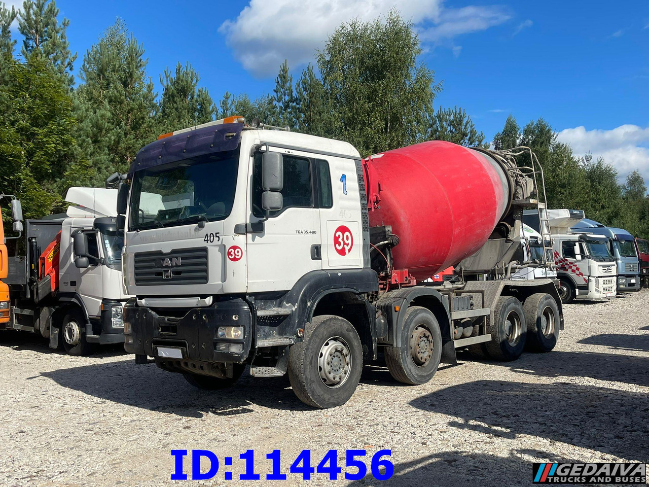 MAN TGA 35.480 8X4 8m3 Manual - Автобетоносмеситель: фото 1 MAN TGA 35.480 8X4 8m3 Manual - Автобетоносмеситель: фото 1