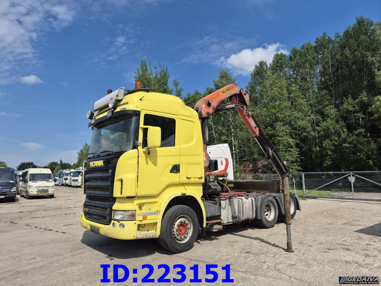 SCANIA R420 6x2 + Crane Palfinger PK23500 + Remote control - Тягач: фото 1 SCANIA R420 6x2 + Crane Palfinger PK23500 + Remote control - Тягач: фото 1