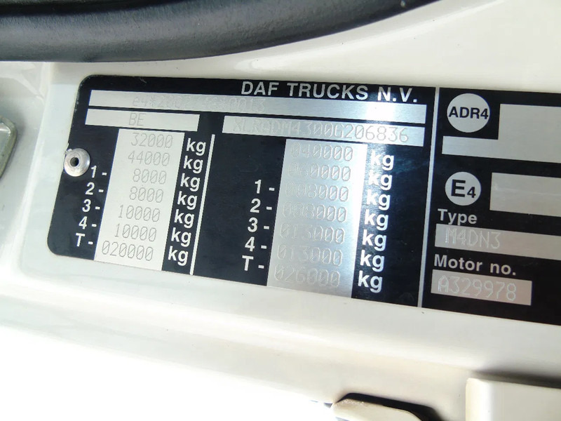 Автоманипулятор DAF CF 480 + FASSI 16T/M + 20T HOOK + 8X4 + REMOTE: фото 18 Автоманипулятор DAF CF 480 + FASSI 16T/M + 20T HOOK + 8X4 + REMOTE: фото 18