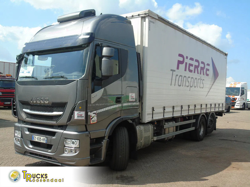 Iveco Stralis 510 + EURO 6 + STEERING AXLE - Тентованный грузовик: фото 1 Iveco Stralis 510 + EURO 6 + STEERING AXLE - Тентованный грузовик: фото 1