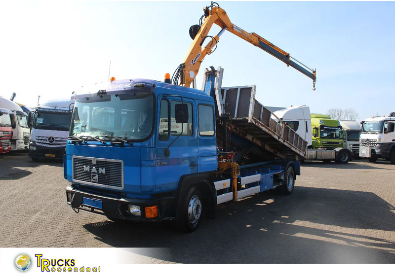 MAN 15 .232 + CRANE COPMA + HOOKSYSTEM + CONTAINER + MANUAL + 7P - Крюковой мультилифт, Автоманипулятор: фото 1 MAN 15 .232 + CRANE COPMA + HOOKSYSTEM + CONTAINER + MANUAL + 7P - Крюковой мультилифт, Автоманипулятор: фото 1