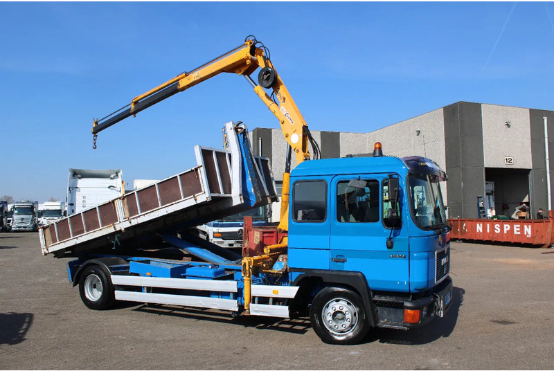 MAN 15 .232 + CRANE COPMA + HOOKSYSTEM + CONTAINER + MANUAL + 7P - Крюковой мультилифт, Автоманипулятор: фото 3 MAN 15 .232 + CRANE COPMA + HOOKSYSTEM + CONTAINER + MANUAL + 7P - Крюковой мультилифт, Автоманипулятор: фото 3