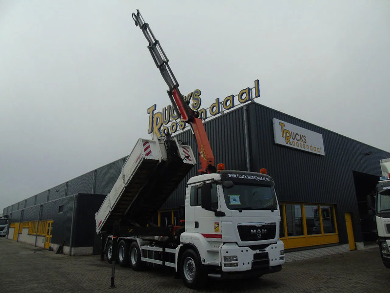 MAN TGS 32.400 + PALFINGER PK23.001EH + HOOKSYSTEM + 8X4 TRIDEM + ROTATOR + EURO 5 - Крюковой мультилифт, Автоманипулятор: фото 2 MAN TGS 32.400 + PALFINGER PK23.001EH + HOOKSYSTEM + 8X4 TRIDEM + ROTATOR + EURO 5 - Крюковой мультилифт, Автоманипулятор: фото 2