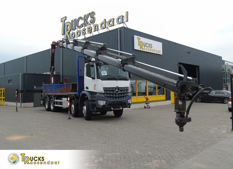 Mercedes-Benz Arocs 3242 + PALFINGER 33002EH 7x EXTENTION + 8X4 + EURO 6 + REMOTE - Автоманипулятор: фото 1 Mercedes-Benz Arocs 3242 + PALFINGER 33002EH 7x EXTENTION + 8X4 + EURO 6 + REMOTE - Автоманипулятор: фото 1