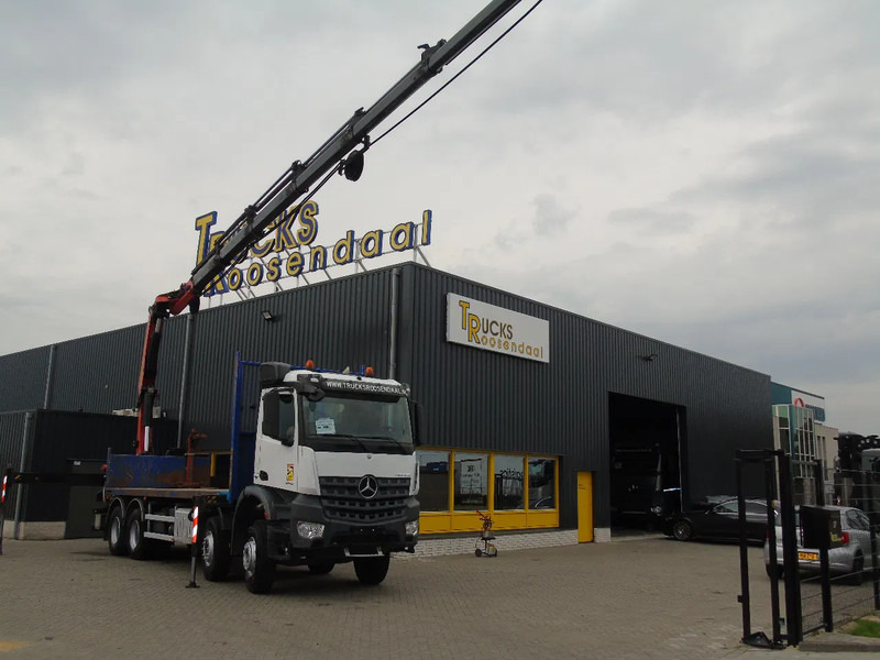 Mercedes-Benz Arocs 3242 + PALFINGER 33002EH 7x EXTENTION + 8X4 + EURO 6 + REMOTE - Автоманипулятор: фото 3 Mercedes-Benz Arocs 3242 + PALFINGER 33002EH 7x EXTENTION + 8X4 + EURO 6 + REMOTE - Автоманипулятор: фото 3