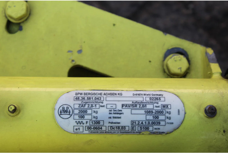 Trias 2 AXEL - Прицеп: фото 2 Trias 2 AXEL - Прицеп: фото 2