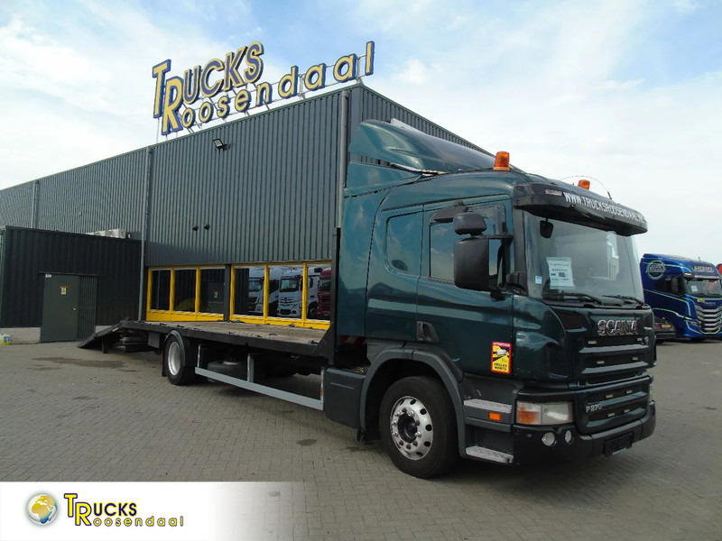 Scania P 270 + manual + hydrolic ramps + WINCH - Автовоз: фото 1 Scania P 270 + manual + hydrolic ramps + WINCH - Автовоз: фото 1