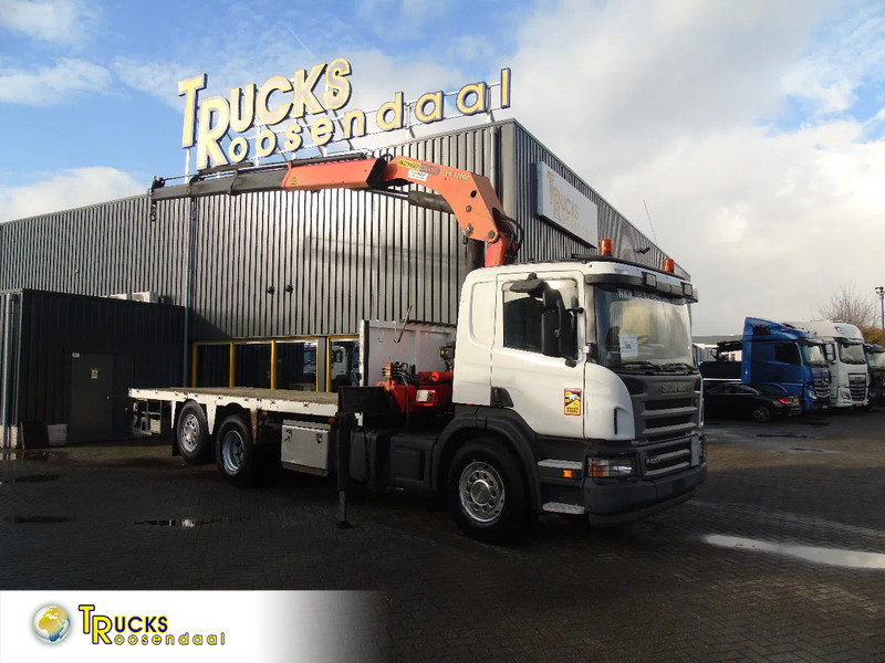 Scania P 420 + PALFINGER 32080 + STEERING + 6X2 - Автоманипулятор: фото 1 Scania P 420 + PALFINGER 32080 + STEERING + 6X2 - Автоманипулятор: фото 1