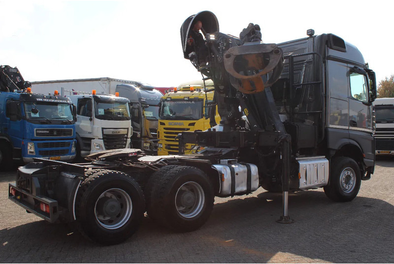 Тягач Mercedes-Benz Arocs 2858 + PALFINGER Z15 (2022) + 6X4 + FOREST/WOOD/METAL EDITION: фото 9