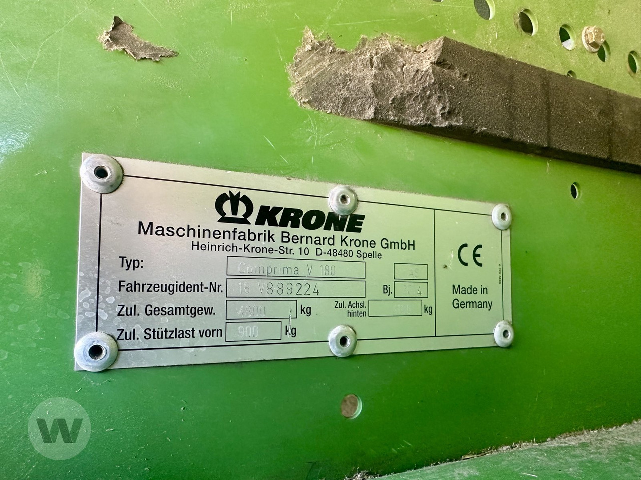 Krone Comprima V 180 XC - Пресс-подборщик рулонный: фото 4 Krone Comprima V 180 XC - Пресс-подборщик рулонный: фото 4