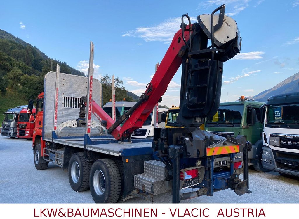 Лесовоз, Автоманипулятор MAN TGS Holztransporter mit Kran Palfinger MAN TGS 33.480 6x6Holztransporter mit Kran Palfinger: фото 12