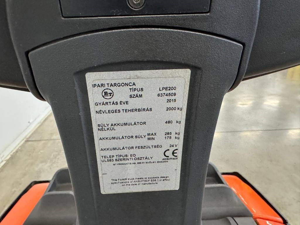 Toyota 10792 LPE 200 - Электропогрузчик: фото 4 Toyota 10792 LPE 200 - Электропогрузчик: фото 4