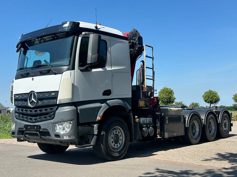 Крюковой мультилифт, Автоманипулятор Mercedes-Benz Arocs 3251 8x4 TRIPLE!!28TM KRAAN/HAAK!!EURO6!!TOP! ZERO EMISSIE 2030!!: фото 6
