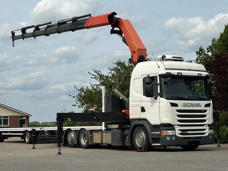 Scania G410 !KRAAN/CRANE/GRUE/ PALFINGER 53TM!! RADIO REMOTE!! EURO 6!!TOP! - Автоманипулятор: фото 1 Scania G410 !KRAAN/CRANE/GRUE/ PALFINGER 53TM!! RADIO REMOTE!! EURO 6!!TOP! - Автоманипулятор: фото 1