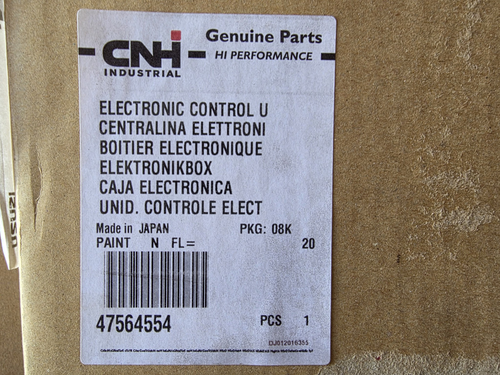 Case 47564554 - 8982280911 - Блок управления для Строительной техники: фото 3 Case 47564554 - 8982280911 - Блок управления для Строительной техники: фото 3