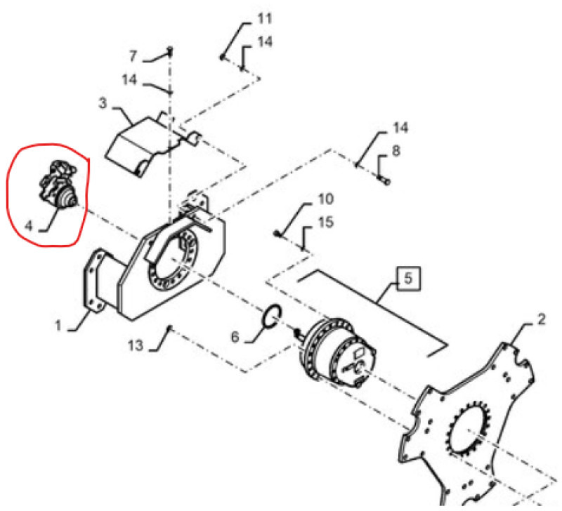 Case 48180109 - Гидравлический мотор для Сельскохозяйственной техники: фото 1 Case 48180109 - Гидравлический мотор для Сельскохозяйственной техники: фото 1