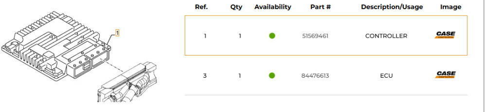 Case 51569461 - 90514287 - Блок управления для Строительной техники: фото 1 Case 51569461 - 90514287 - Блок управления для Строительной техники: фото 1