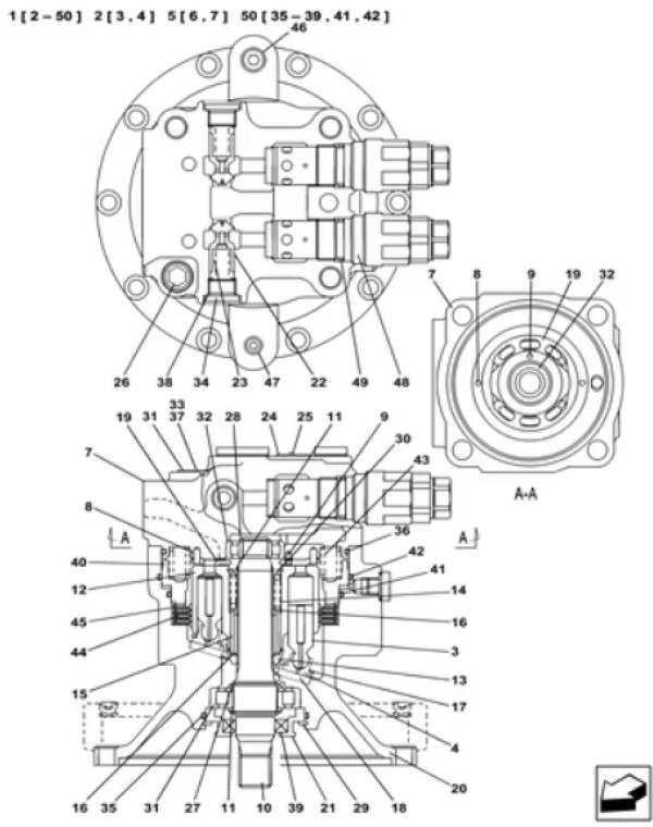 Case KMC10080 - KMC10081 ASSY - Поворотный редуктор для Строительной техники: фото 5 Case KMC10080 - KMC10081 ASSY - Поворотный редуктор для Строительной техники: фото 5