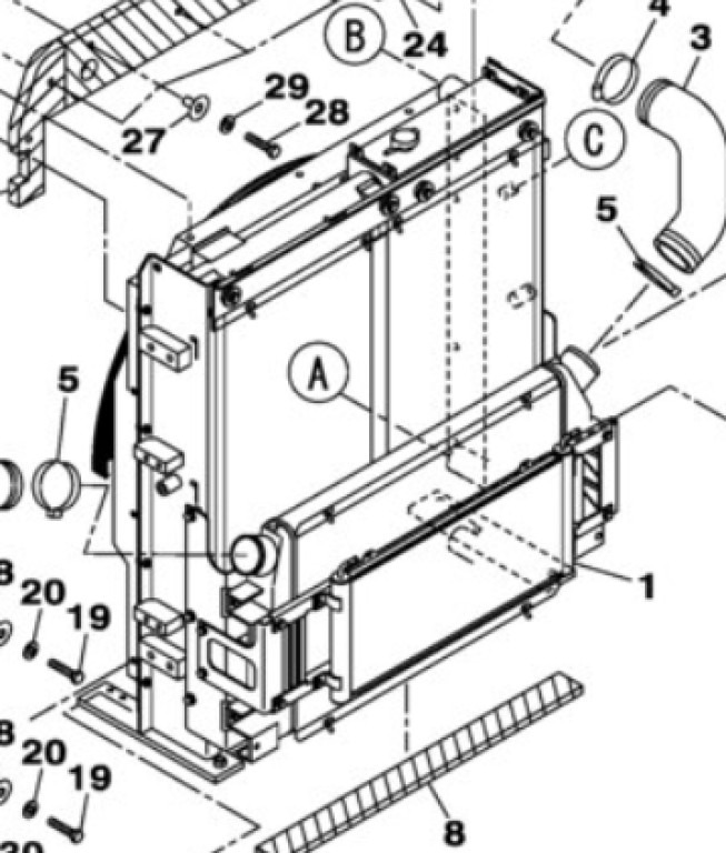 Case KTH11421 - Радиатор для Строительной техники: фото 1 Case KTH11421 - Радиатор для Строительной техники: фото 1
