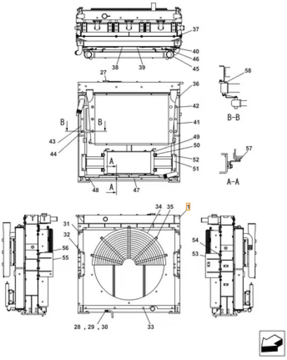 Case LN002530 - LN001620 - Масляный радиатор для Сельскохозяйственной техники: фото 1 Case LN002530 - LN001620 - Масляный радиатор для Сельскохозяйственной техники: фото 1