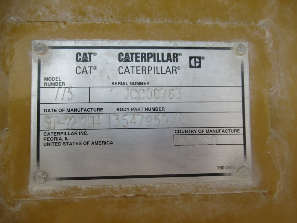 Caterpillar 3547910 - Кузов для самосвала: фото 1 Caterpillar 3547910 - Кузов для самосвала: фото 1