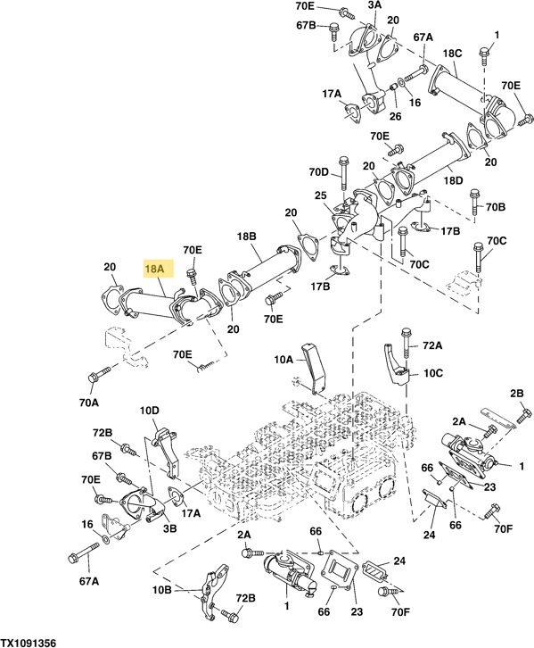 Hitachi 8976067173 - Радиатор EGR для Сельскохозяйственной техники: фото 1 Hitachi 8976067173 - Радиатор EGR для Сельскохозяйственной техники: фото 1