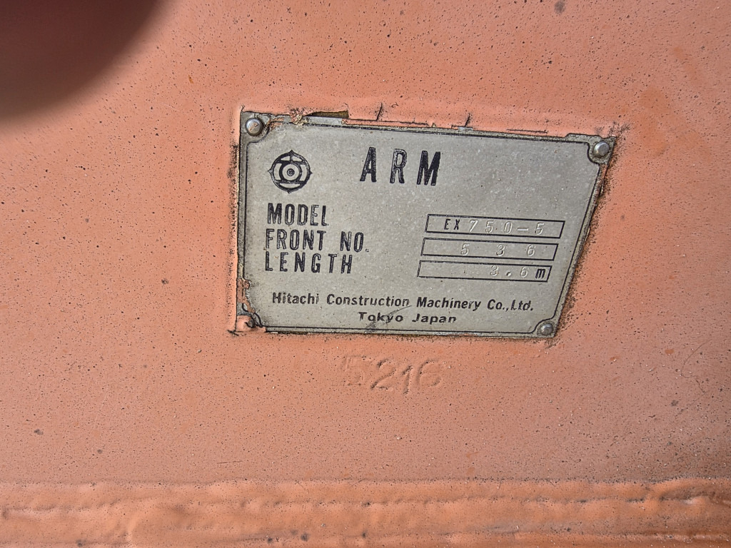 Hitachi EX750-5 - 5004146 - Стрела для Строительной техники: фото 4 Hitachi EX750-5 - 5004146 - Стрела для Строительной техники: фото 4