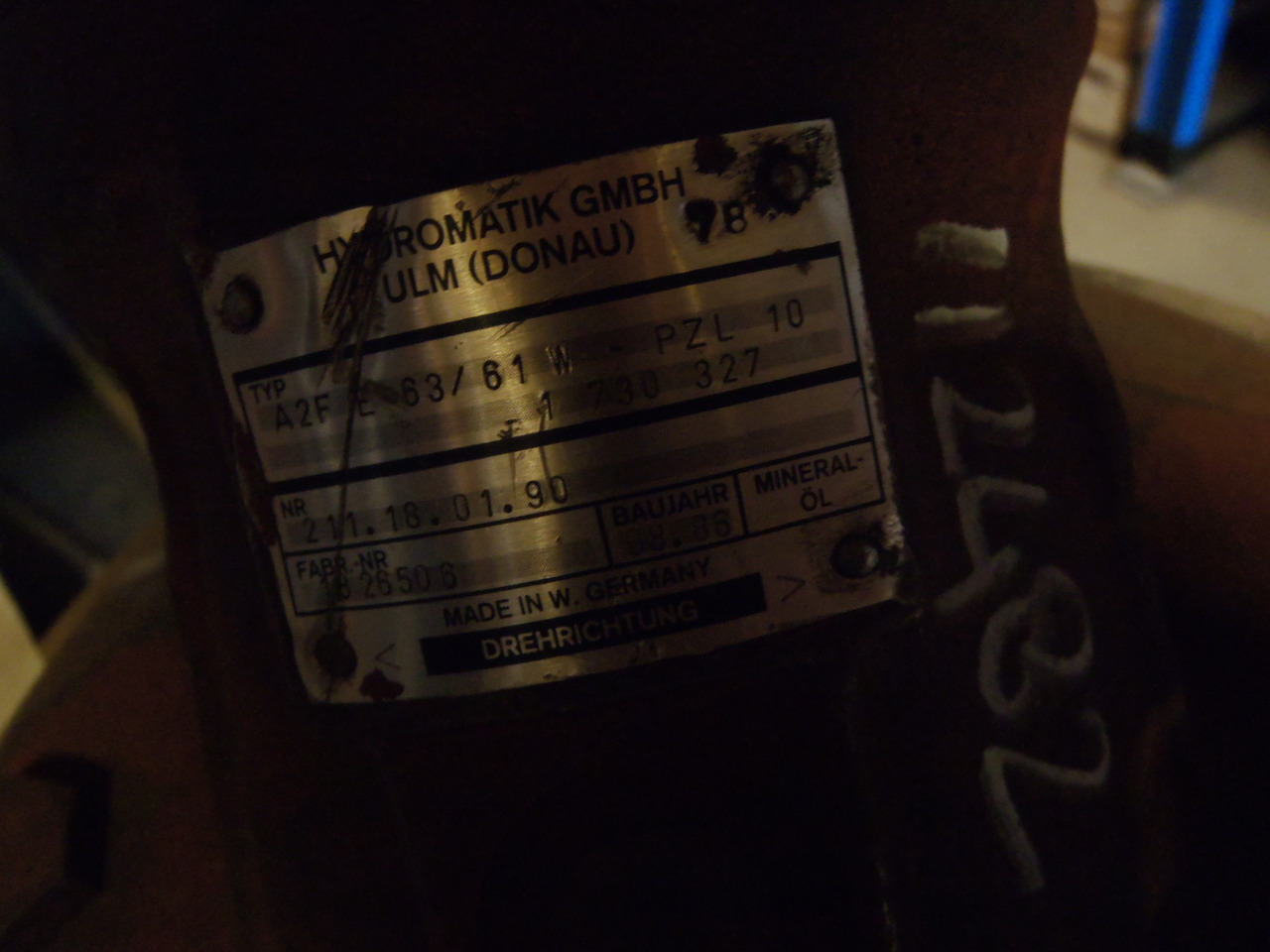 Hydromatik A2FE63/61W-PZL10 - - Гидравлический мотор для Строительной техники: фото 3 Hydromatik A2FE63/61W-PZL10 - - Гидравлический мотор для Строительной техники: фото 3