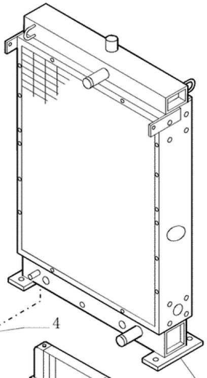 New Holland 76081144 - 76071724 - Радиатор для Строительной техники: фото 1 New Holland 76081144 - 76071724 - Радиатор для Строительной техники: фото 1