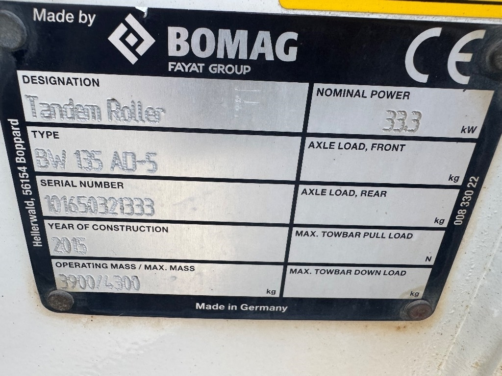 Bomag BW 125 AD-5 - Дорожный каток: фото 5 Bomag BW 125 AD-5 - Дорожный каток: фото 5