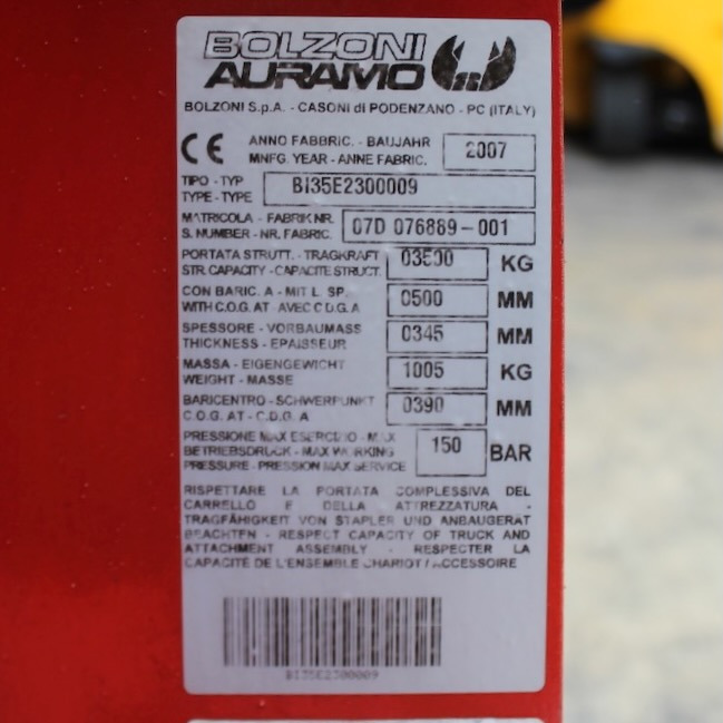 Bolzoni Auramo BI35E2300009 - Вилы: фото 4 Bolzoni Auramo BI35E2300009 - Вилы: фото 4