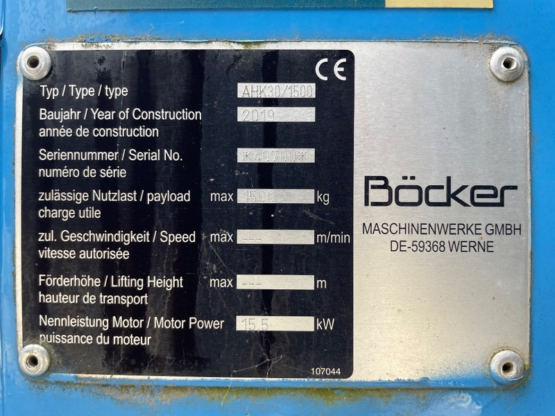 Böcker AHK 30/1500 - Вседорожный кран: фото 3 Böcker AHK 30/1500 - Вседорожный кран: фото 3