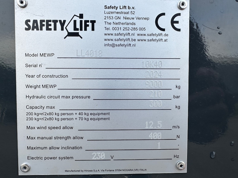 Hinowa Lightlift 40.18 - Коленчатый подъемник: фото 3 Hinowa Lightlift 40.18 - Коленчатый подъемник: фото 3